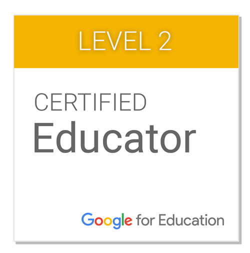 Google Level 2 Certified Educator 