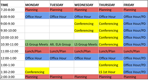 eLearning Mr. Zack's schedule eLearning Mr. Zack's schedule