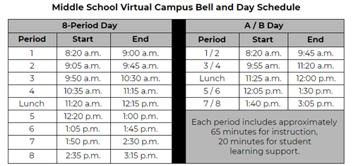 Bell Schedule 