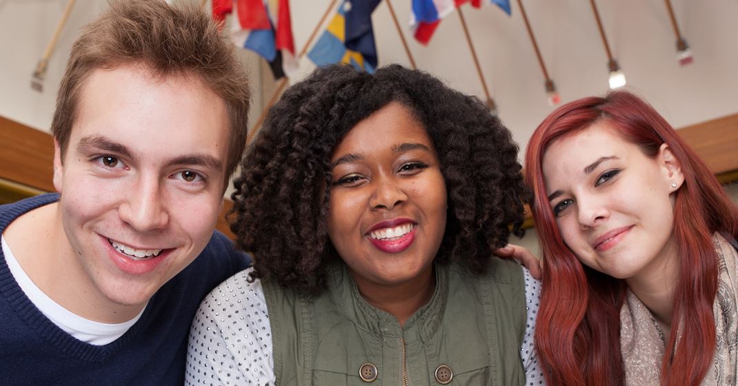 Three students Three students