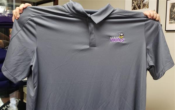 Polo - Short Slv, Gray - Pocket Logo