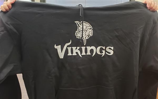 Hoodie - Black, White Font